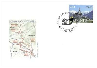 TURIZEM - DOLINA SOČE, POT MIRU